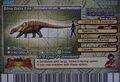 Back of Edmontonia arcade card (English Series 2 2nd Edition)