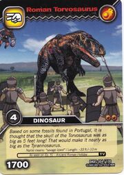 Torvosaurus-Roman TCG Card (German)