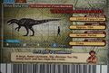 Back of Yangchuanosaurus arcade card (English S2 4th Edition)