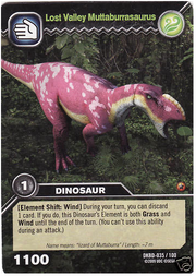 Muttaburrasaurus-Lost Valley TCG Card