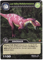 Lost Valley Muttaburrasaurus TCG card