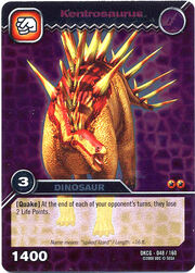 Kentrosaurus TCG card