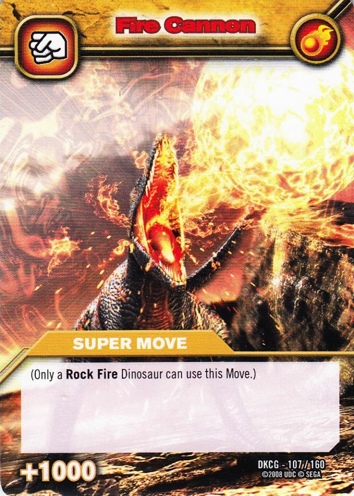 dinosaur king cards fire