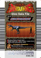 Back of Ceratosaurus arcade card (English Original/1st Edition)