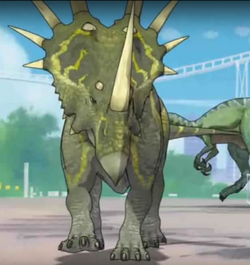 dinosaur king styracosaurus