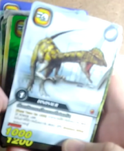 DKJC Dilophosaurus TCG card