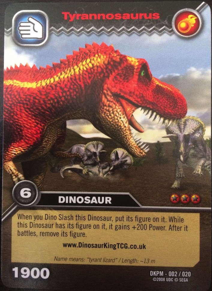 dinosaur king cards