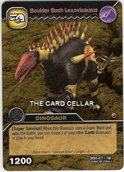 Lexovisaurus-Boulder Bash TCG Card