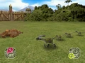 Deinonychus' unique arcade Rock attack (Deinonychus fighting from left, camera just spun around)