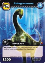 Patagosaurus TCG card