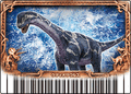 Cetiosaurus arcade card (Japanese Kakushin 6th Edition)