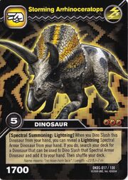 Arrhinoceratops-Storming TCG Card (German)