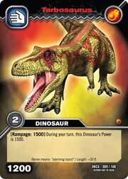 Tarbosaurus TCG card