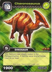 Charonosaurus TCG Card (German)