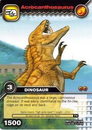 Acrocanthosaurus TCG card