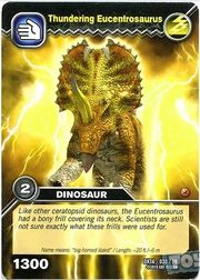 Eucentrosaurus-Terrible TCG Card (French)