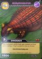 Ankylosaurus TCG card (DKPR)