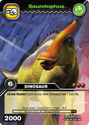 Saurolophus TCG card