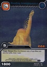 Amargasaurus-Roaring TCG Card