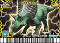 Chasmosaurus arcade card (Japanese Gekizan 2nd Edition+)