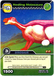 Maiasaura-Nesting TCG Card