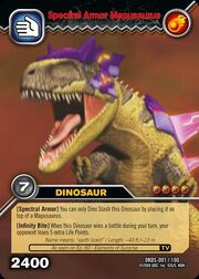 Mapusaurus armor TCG card