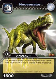 Neovenator TCG Card