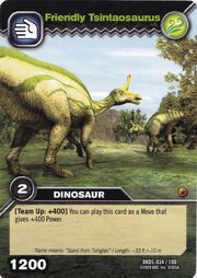 Tsintaosaurus-Friendly TCG Card (German)