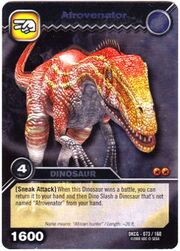 Afrovenator TCG card