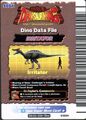 Back of Irritator arcade card (English 5th Edition)