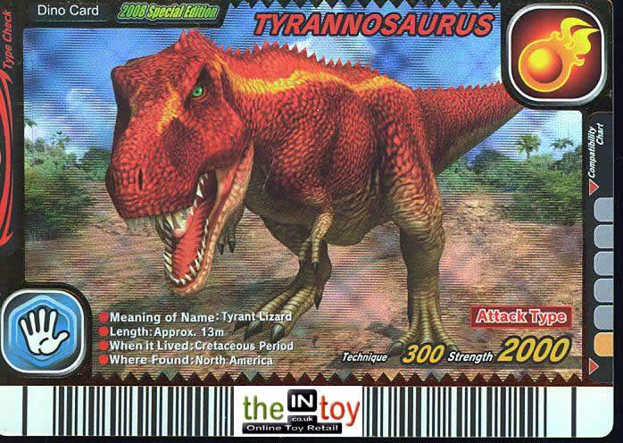 Dinosaur King English Arcade - Wave 7: 2008 Special Edition: Card 