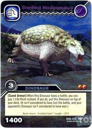 Nodosaurus-Startled TCG Card 1-Silver