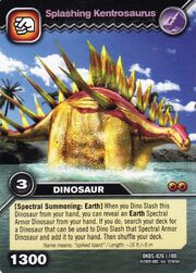 Kentrosaurus-Splashing TCG Card