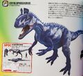 Cryolophosaurus on a promotional magazine