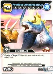 Ampelosaurus-Brave TCG Card (French)