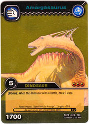 Amargasaurus TCG Card