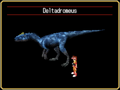Deltadromeus size comparison vs. Max