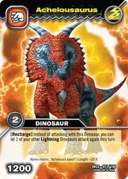 Achelousaurus TCG card