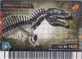 Acrocanthosaurus arcade Fossil card (Japanese version)