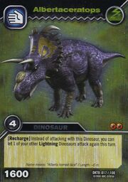 Albertaceratops TCG Card