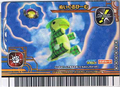 Dino Stuffer arcade card showing Grass Dinosaur toy