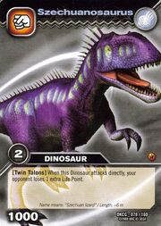 Szechuanosaurus TCG card