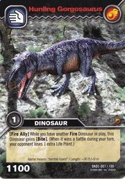 Gorgosaurus-Hunting TCG Card (German)