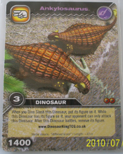 Ankylosaurus TCG Card 2