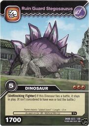 Stegosaurus-Ruin Guard TCG Card