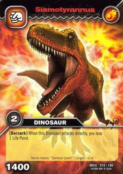 Cartas de Jogar: Carnotaurus (Dinosaur King TCG(Series 1: Base Set