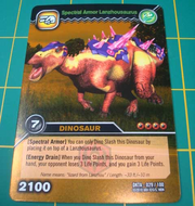 Lanzhousaurus Spectral Armor TCG Card 1-Gold