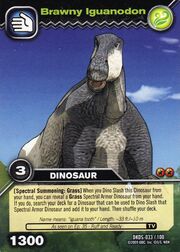 Iguanodon-Muscular TCG Card (German)