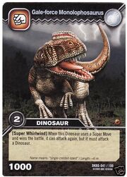 Monolophosaurus-Gale-force TCG Card