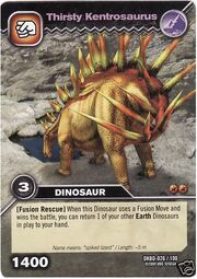 Kentrosaurus-Thirsty TCG Card